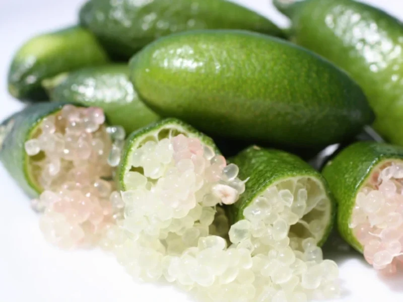 finger lime trees