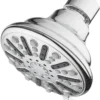 3-Spray Patterns 3.5 in. Single Wall Mount Fixed Shower Head in Sleek Chrome Finish